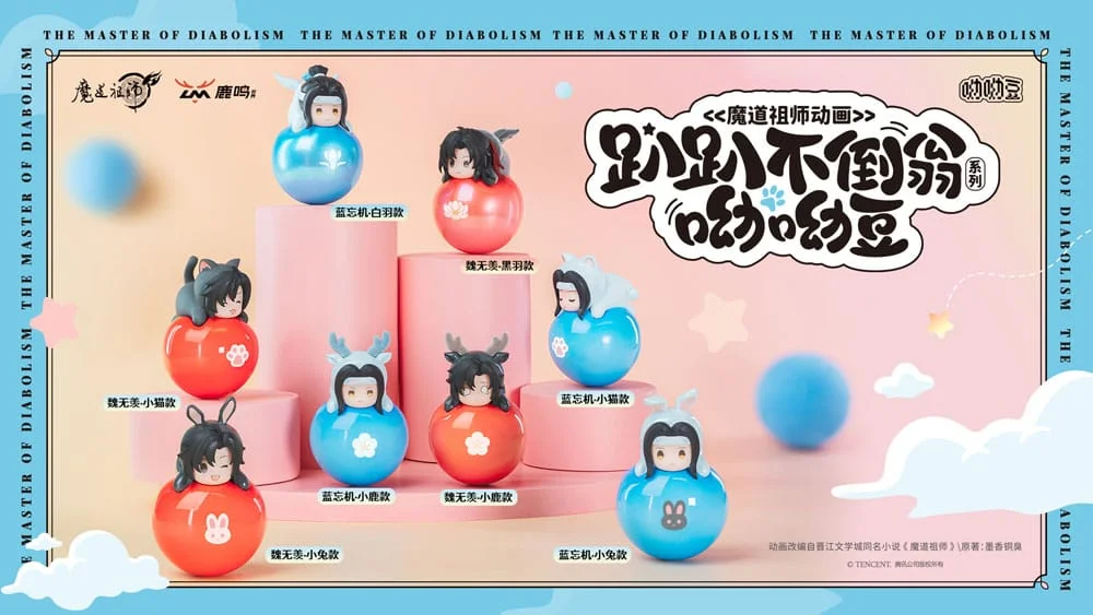 HeGrandmaster of Demonic Cultivation Yura Yura Mascot Mini Figures 5 cm - 1 unidade